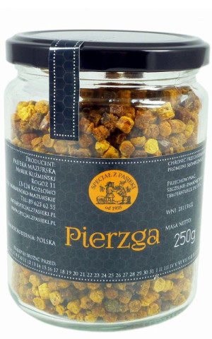 Pierzga czysta (sucha) 250g Specjał z pasieki