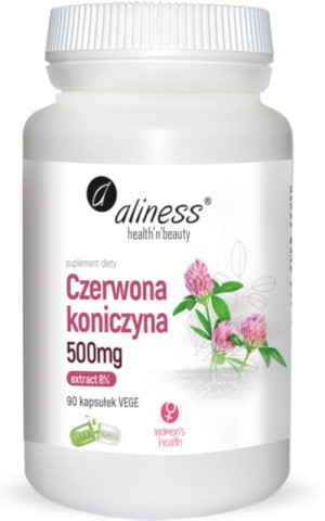 Aliness Czerwona Koniczyna 500 mg 90 kaps