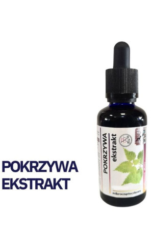Pokrzywa Ekstrakt wyciąg Mikrocząsteczkowy 50ml krople Organis