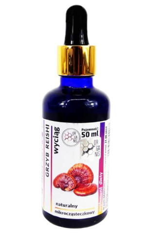 Grzyb Reishi wyciąg Mikrocząsteczkowy 50ml Organis