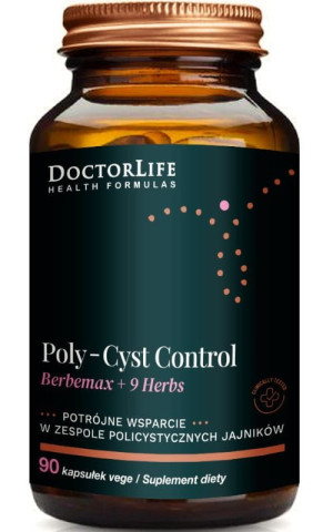 Doctor Life Poly-Cyst Control - Berbemax + 9 Herbs - 90 kapsułek