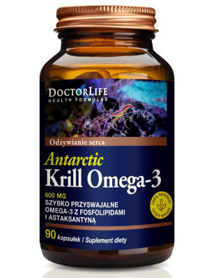 Doctor Life Antarctic Krill Omega-3, 90 kapsułek