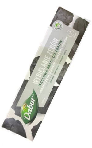 Pasta wybielająca do zębów z węglem drzewnym 100ml Dabur