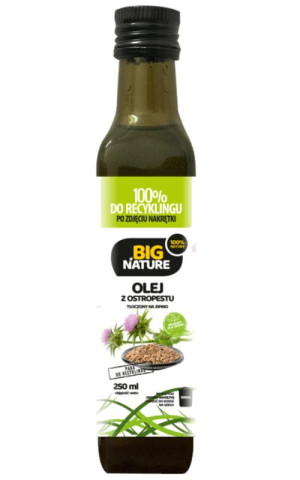 Olej z ostropestu tłoczony na zimno 250 ml Big Nature
