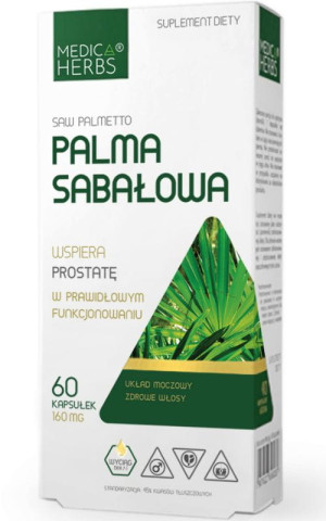 Palma Sabałowa 160mg 60 kapsułek Medica Herbs