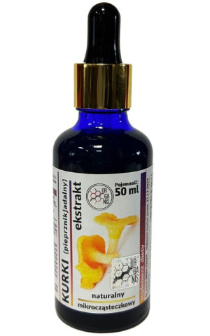 Kurki (pieprznik jadalny) wyciąg Mikrocząsteczkowy 50ml Organis