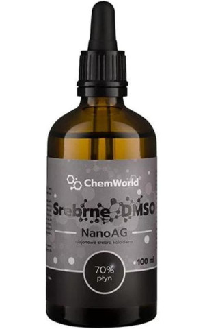 Srebrne DMSO 70% w płynie 100ml ChemWorld