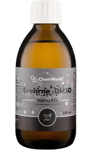 Srebrne DMSO 70% w płynie 250ml ChemWorld