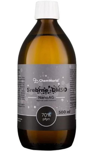 Srebrne DMSO 70% w płynie 500ml ChemWorld