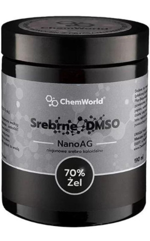 Srebrne DMSO 70% Żel 190ml ChemWorld
