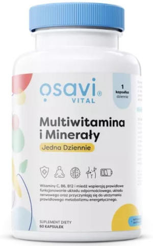 Osavi Multiwitamina i Minerały (jedna dziennie) 60 kapsułek
