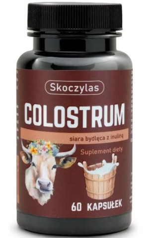 Skoczylas Colostrum siara bydlęca z inuliną 60 kapsułek