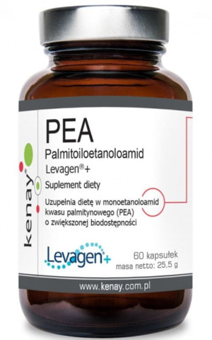 Kenay PEA Palmitoiloetanoloamid Levagen 60 kapsułek