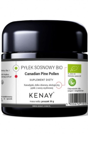 Kenay Pyłek sosnowy BIO Canadian Pine Pollen proszek 30 g