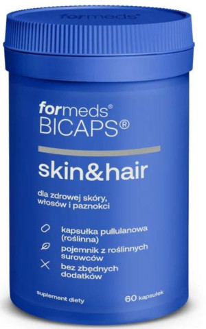 Bicaps Skin & Hair Skóra i włosy 60 kaps ForMeds