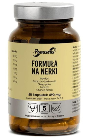 Panaseus Formuła na nerki 50 kapsułek