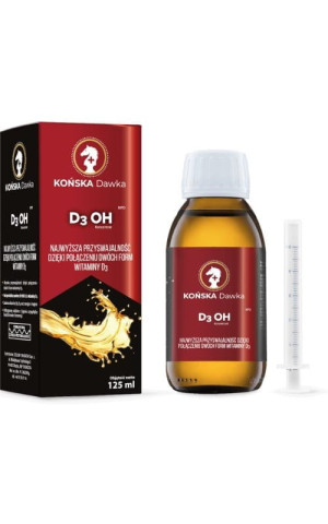 Witamina D3 OH 50000 IU/ml 125ml Końska Dawka