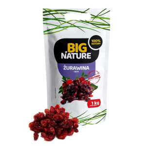 Żurawina suszona cięta 1kg Big Nature