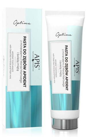 APIS pasta do zębów APIDENT z minerałami z Morza Martwego (bez fluoru) 100ml
