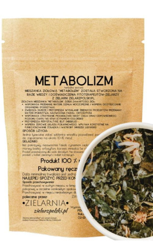 Metabolizm- herbatka ziołowa 100g ZIELARZPOLSKI