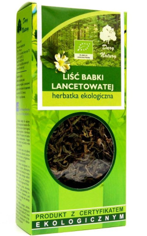 Babka lancetowata liść BIO 25g Dary Natury