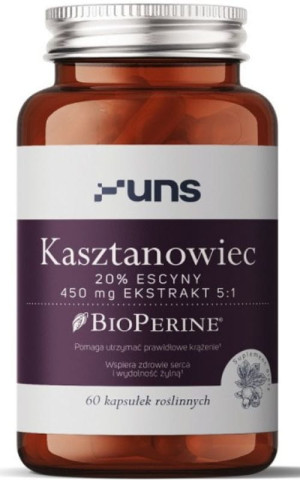 Kasztanowiec 60 kapsułek UNS