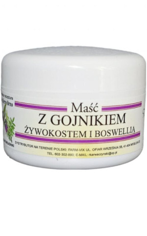 Maść z gojnikiem żywokostem i boswellią 50ml Farm-Vix
