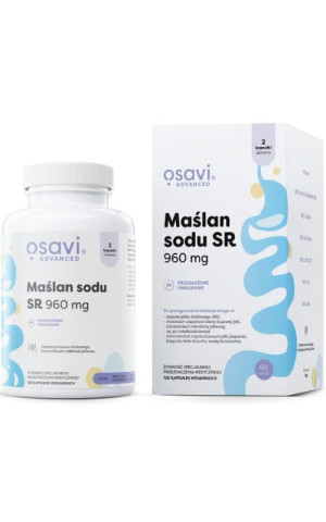 Osavi Maślan sodu SR, 960mg - 120 vegan kaps