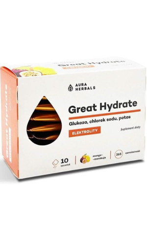 Aura Herbals Great Hydrate - mango-marakuja - saszetki 10 sztuk