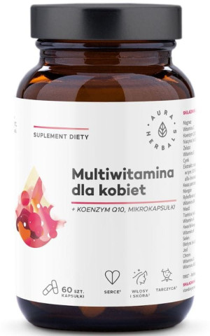 Aura Herbals Multiwitamina dla kobiet 60 mikrokapsułek
