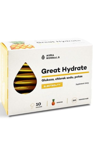 Aura Herbals Great Hydrate - ananas - saszetki 10 sztuk