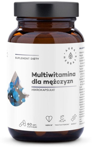 Aura Herbals Multiwitamina dla mężczyzn 60 mikrokapsułek