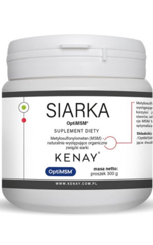 Kenay Siarka OptiMSM (proszek 300 g)