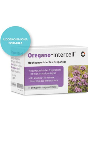 Oregano Olej z oregano Intercell 60 kapsułek