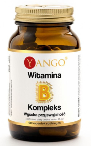 Yango Witamina B kompleks wysoka przyswajalność 90 kapsułek
