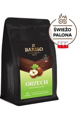 Kawa mielona Arabica Orzech Laskowy 200 g Bariso
