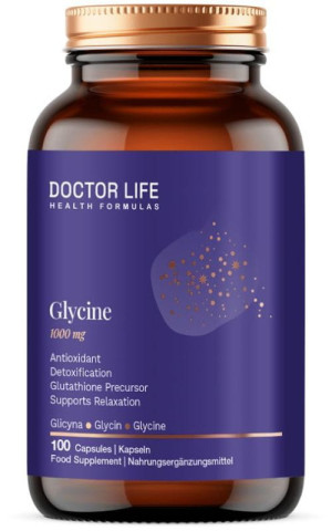 Doctor Life L-Glycine 1000 mg, 100 kapsułek