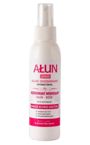 Dezodorant ałunowy na hyrdolacie różanym 100ml Beaute Marrakech