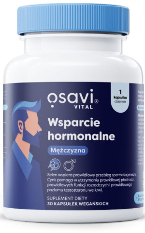 Osavi Wsparcie Hormonalne - Mężczyzna 30 vegan kapsułek