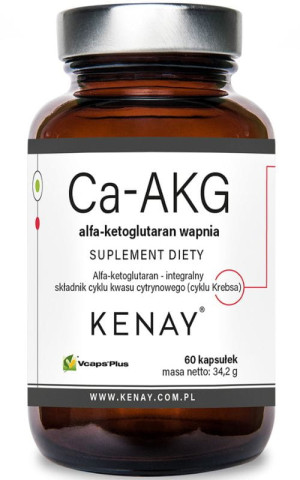 Kenay Ca-AKG alfa-ketoglutaran wapnia 60 kapsułek