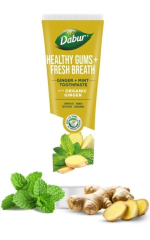 Pasta do zębów z organicznym imbirem i miętą 100ml Dabur