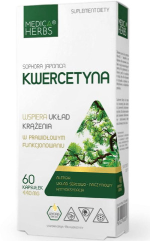 Kwercetyna 418mg, 60 kapsułek Medica Herbs