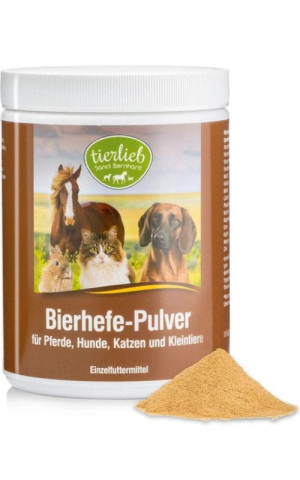 Drożdże piwne dla psów, kotów i koni 600 g Tierlieb Sanct Bernhard