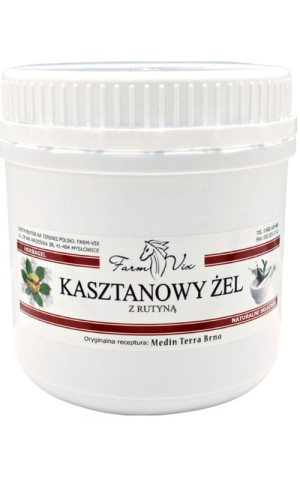 Żel kasztanowy z rutyną 600 g Farm-Vix