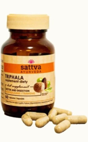 Triphala 60 kapsułek Sattva Ayurveda