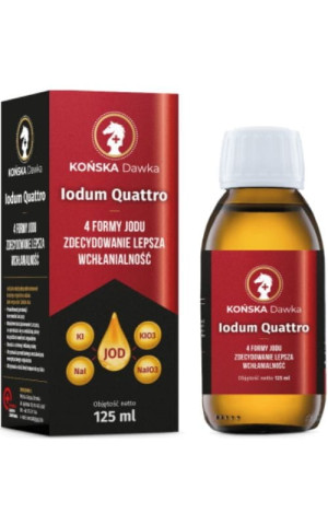 Iodum Quattro 4 formy jodu 125 ml Końska Dawka