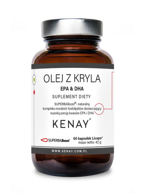Kenay OLEJ Z KRYLA EPA & DHA Superba Boost (60 kaps Licaps)