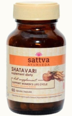 Shatavari 60 kapsułek Sattva Ayurveda