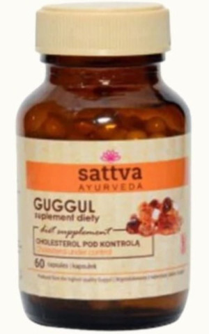 Guggul 60 kapsułek Sattva Ayurveda
