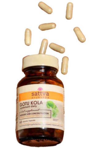 Gotu Kola 60 kapsułek Sattva Ayurveda